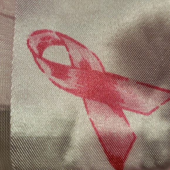 21x21 Satin Pink Breast Cancer Awareness - Picture 2 of 3